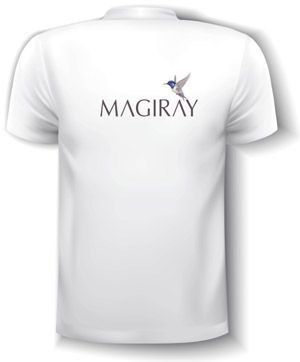 T-shirt med Magiray-logo